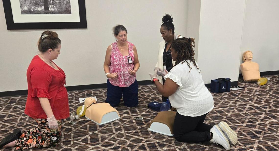 UT Austin School of Nursing Provides BLS Certification at QLTCC 2025