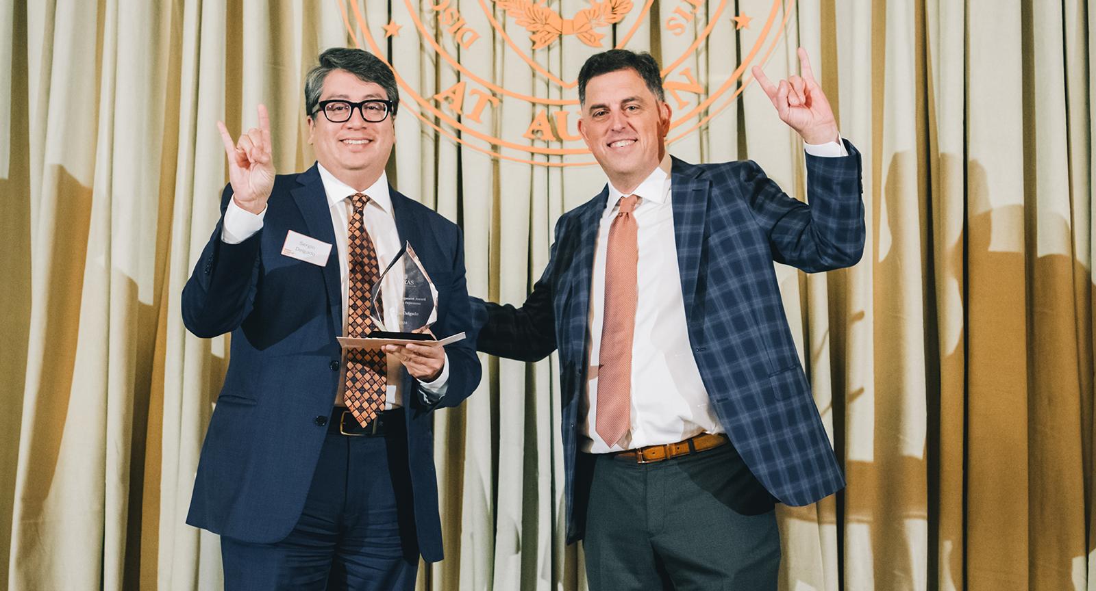 Sergio Delgado Recognized for Receiving Texas Development Award 