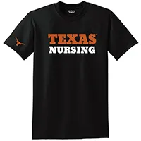 Texas Nursing Black T-Shirt