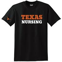 Texas Nursing Black T-Shirt