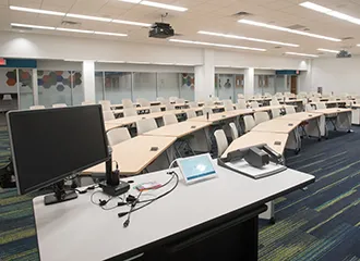 Updated classrooms now support the latest teaching techniques.