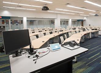 Updated classrooms now support the latest teaching techniques.