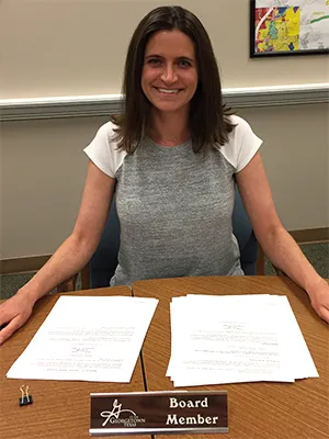 Graduate student Alexandra Curra-Spurger was appointed to local civic advisory board.