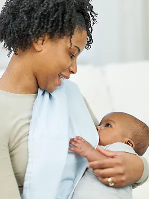 Mother holding a child