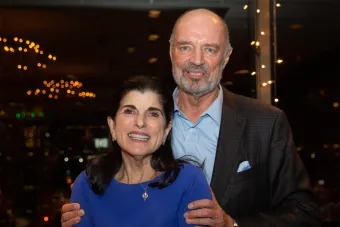Luci Baines Johnson and Ian Turpin