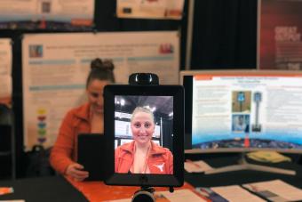 Marvin the School of Nursing’s telehealth robot at SXSW 2018 Festival