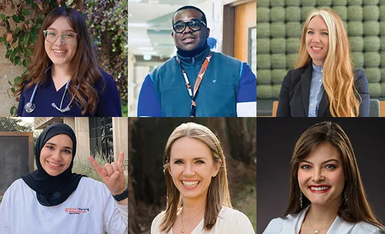 Dara Vasquez, Tonychris Nnaka, Katherine “Kat” Carroll Britt, Hanade Abdalla, Eliana Gill, and Victoria Wright.