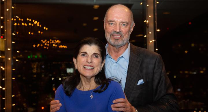 Luci Baines Johnson and Ian Turpin