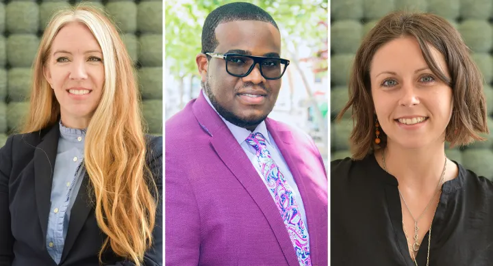 Katherine “Kat” Britt, Tonychris Nnaka, and Angela Preston