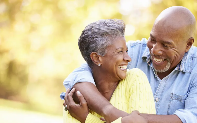 African American Elderly Couple
